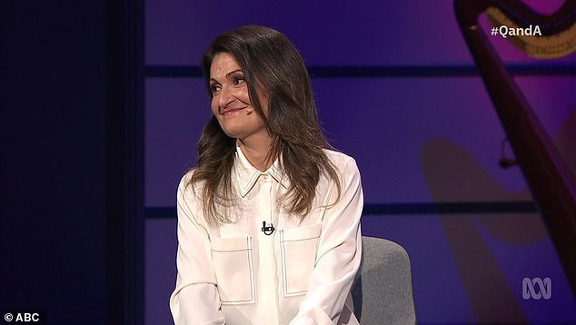 Presenter Patricia Karvelas during the program