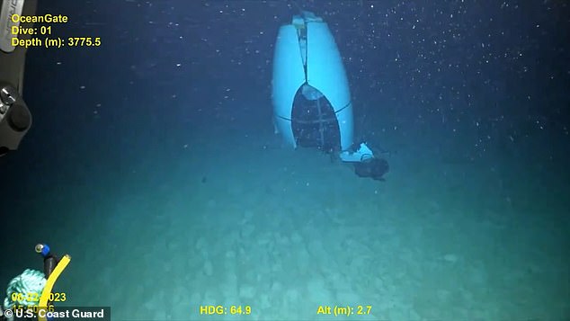 Images show remains of the Titan submersible at the bottom of the Atlantic Ocean