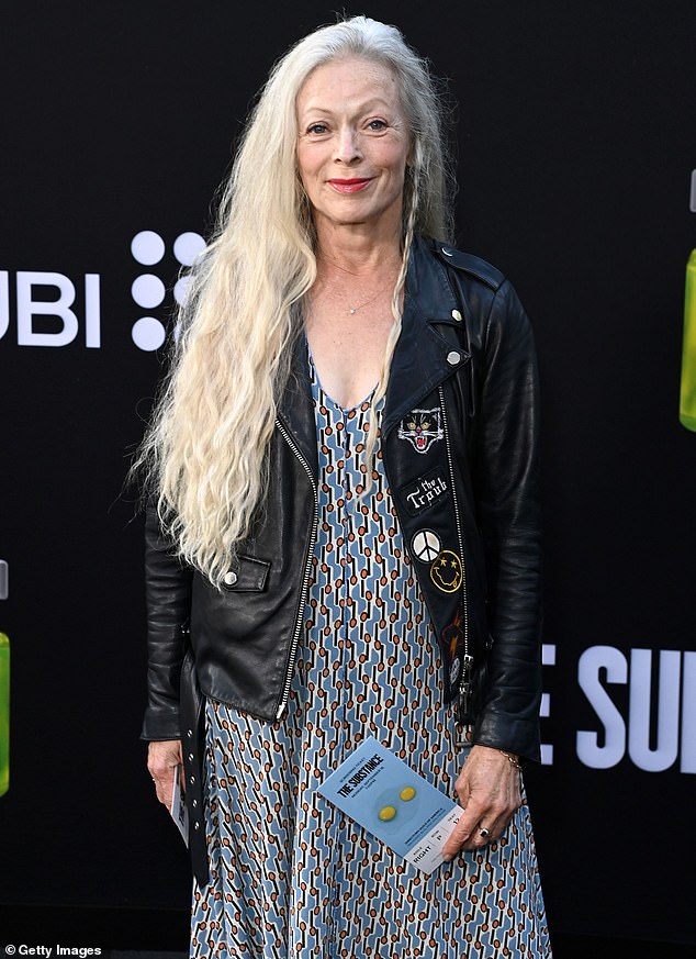 The star, who used to have dark red hair, has a host of famous friends including Cher, Jane Seymour and Jessica Chastain. And she works all the time. These days she's unrecognizable with the long, wavy gray hair she sported at the premiere of Demi Moore's The Substance in Los Angeles on Monday. Who is this powerful 72-year-old actress who has appeared in more than two dozen films?