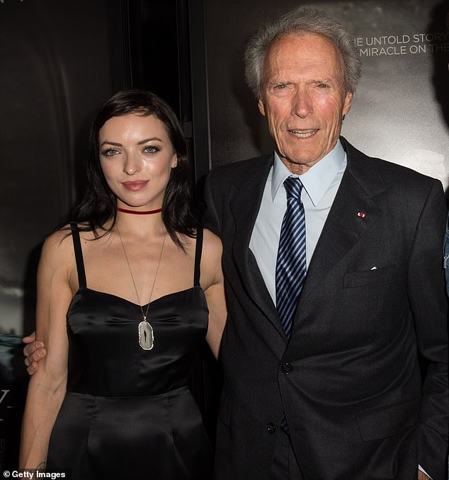 Francesca and her father Clint at the Sully premiere in 2016 in Los Angeles