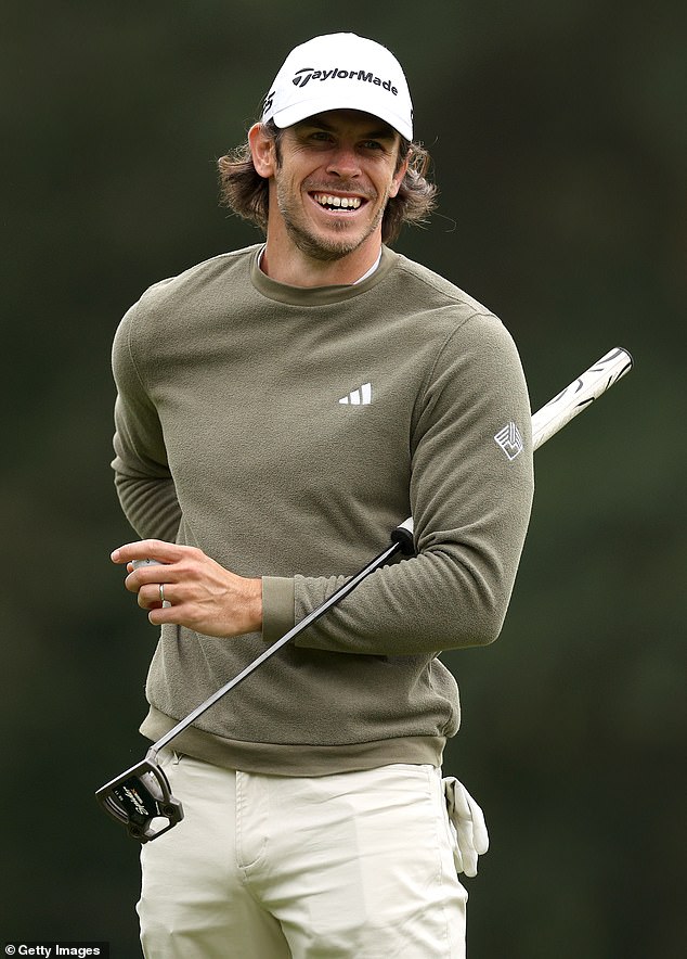 Former Tottenham Hotspur, Real Madrid and Wales footballer Gareth Bale, a keen golfer, also took part in the annual event on Wednesday afternoon.