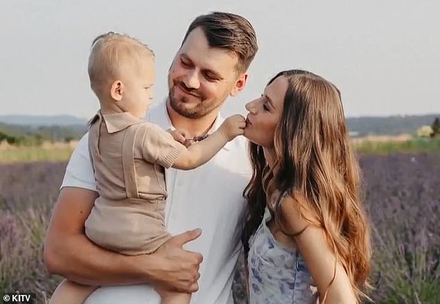 Ilya and Sophia Tsaruk of Snohomish, Washington with their son Logan