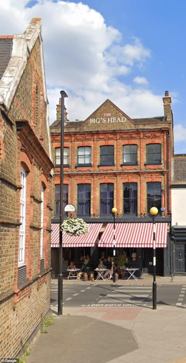 Pub-goers looking to reduce their carbon footprint while enjoying a pint should head to The Pig's Head in south-west London.