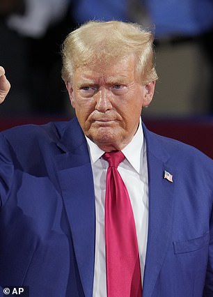 Donald Trump at a town hall on September 17