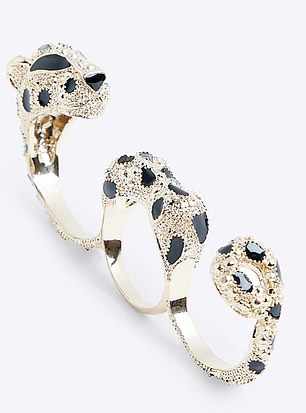 Leopard ring, £14, riverisland.com