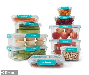 Australians who love to prep their meals will be snapping up the Sistema 10-piece storage set ($22, down from $45)