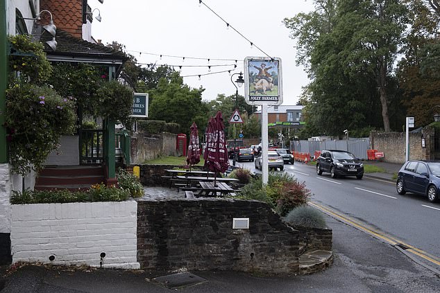 Bad smell: The Jolly Farmer pub has been hit by toxic fumes and unpleasant odours. Villagers say a lack of a coordinated response and paltry compensation offers have made the problem worse.