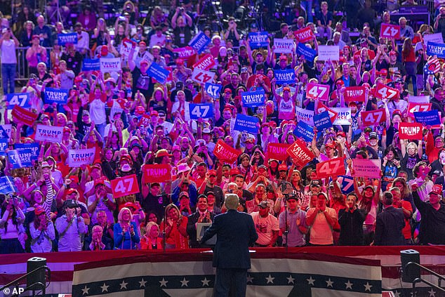 Trump made some promises to his New York audience, vowing to rebuild the city's transit system and designating Ground Zero as a national memorial.