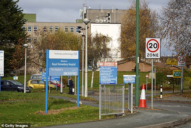 A devastating investigation has uncovered hundreds of preventable baby deaths and cases of brain damage at the Royal Shrewsbury Hospital maternity ward (pictured)