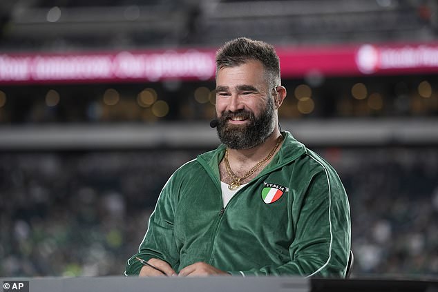 Jason Kelce denied being drunk during Monday Night Football in his return to Philadelphia