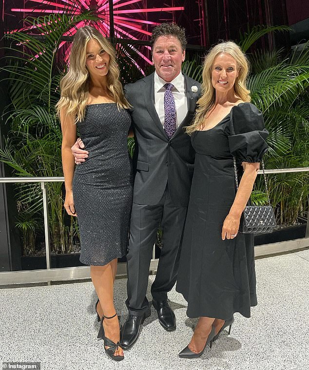 Carroll (pictured with wife Monique and daughter Indi) has been open about the horrific health battle he is about to face.