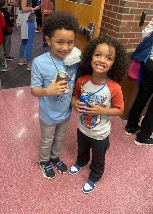 Maurice Baker Jr. (right), 6, affectionately known as 'Peanut,' and his half-brother Jayden Howard (left), 9, were killed inside their Shepherdsville home in November 2023.