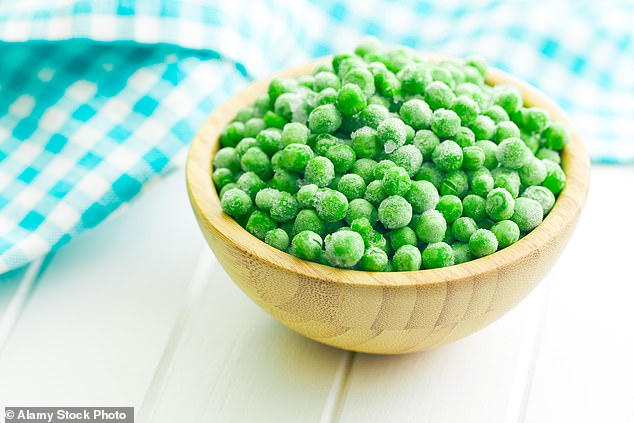 Meanwhile, frozen peas have roughly the same level of vital nutrients, such as vitamin C, as fresh ones, according to Harley Street nutritionist Rhiannon Lambert.