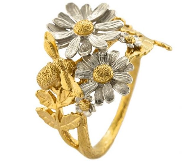 Posy Bloom Ring, £225, alexmonroe.com