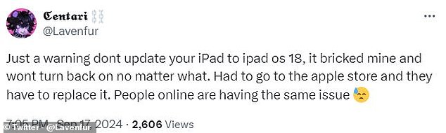 Several iPad users are reporting that there is currently no way to repair their damaged iPads and that Apple has resorted to replacing affected models.