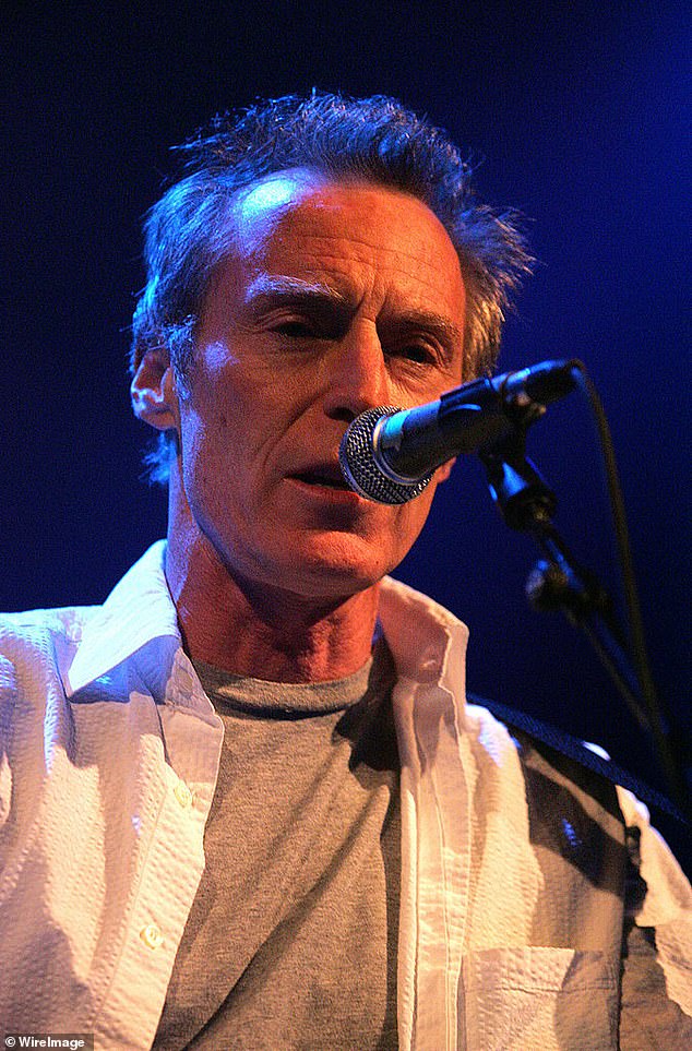 Souther photographed on stage at the House of Blues in West Hollywood, California, in 2004