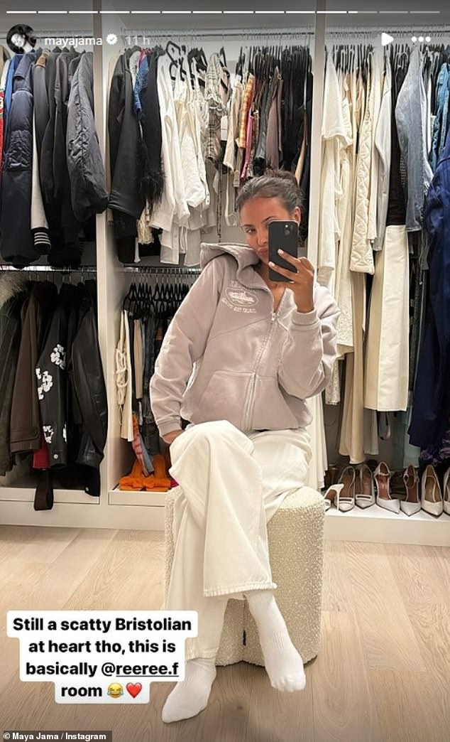 Maya took to Instagram on Wednesday to reveal the collection of designer handbags worth at least £100,000 in her luxury wardrobe - but said she barely uses them.