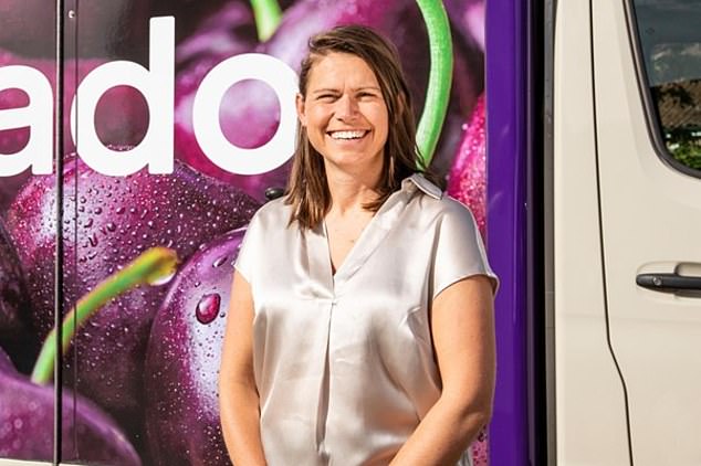 New customers: Ocado retail boss Hannah Gibson said efforts to cut grocery prices had helped it attract more shoppers.