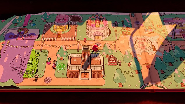 The game follows the magical adventures of fairy tale characters Jot and his friends as they discover a 3D world outside the pages of their book.