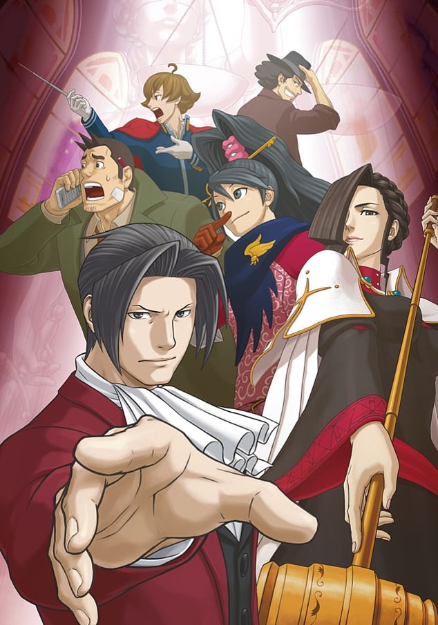 District Attorney Miles Edgeworth and the cast of family, friends and enemies who test his patience