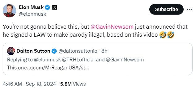 1726792108 64 Gavin Newsom threatens Elon Musk with legal action for sharing