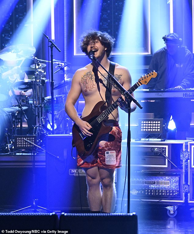 Nowell's son and new Sublime singer Jakob Nowell is one of the film's executive producers. Pictured on The Tonight Show Starring Jimmy Fallon in July