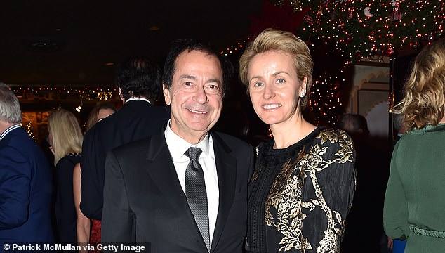 Billionaire hedge fund manager John Paulson and his wife Jenny (pictured in 2017) have accused Manhattan's elite Spence School for girls of 