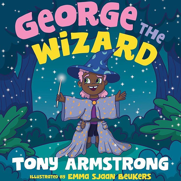 Created together with illustrator Emma Sjaan Beukers, the new volume is called George the Wizard and is an illustrated book for children. Pictured: the cover