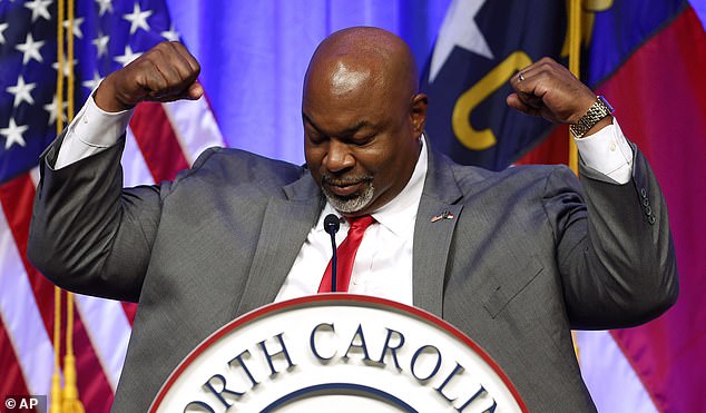 North Carolina Lt. Gov. Mark Robinson, a candidate for governor of the state in November, vehemently denies allegations that he regularly visited an adult video store in the 1990s.