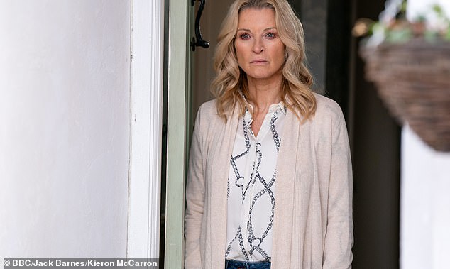 The actress has played Kathy Beale since the show's inception in 1985 and after a hiatus in 2000, returned to Albert Square in 2015 (pictured 2023).