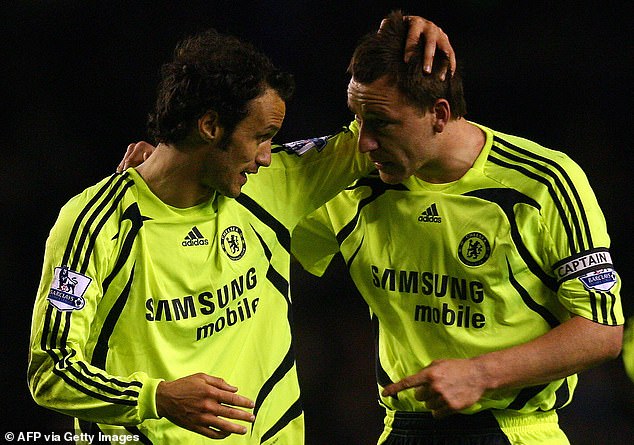 Carragher believes Ricardo Carvalho (left) and John Terry (right) are the best centre-back pairing in the Premier League