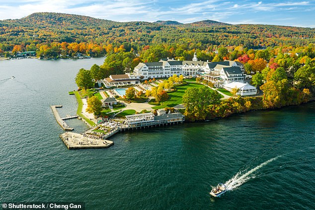 Annabelle stops at Lake George (see above). 