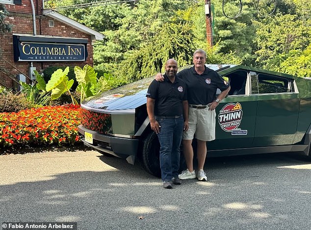 Columbia Inn restaurant owner Ryan McDermott and his business partner Fabio Antonio Arbelaez have long been Tesla fans.