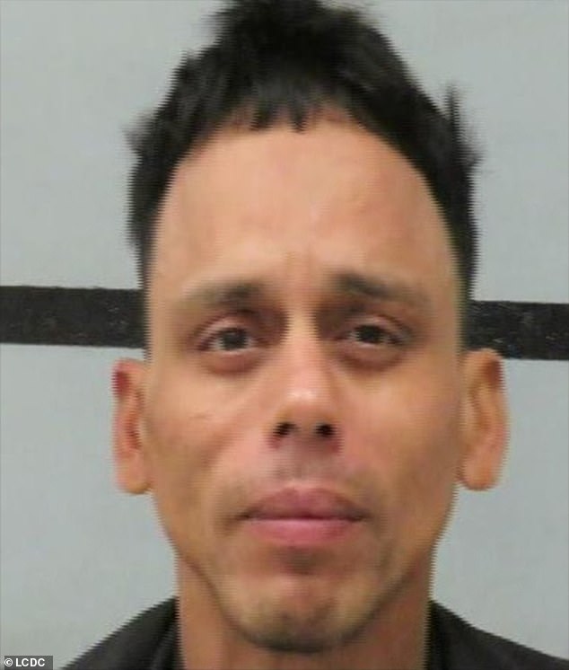 Felix Delarosa, 39, was arrested after opening fire on police in Lubbock, Texas, which escalated into a standoff with SWAT.