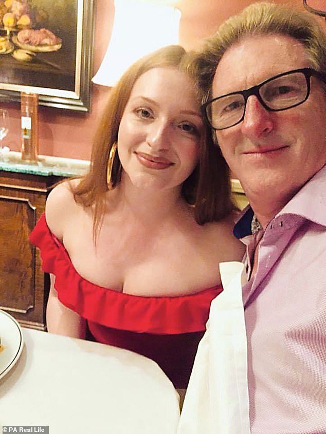 Line of Duty star Adrian Dunbar (right) with his daughter Madeleine Dunbar (left)