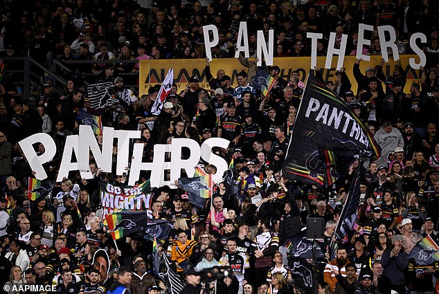 The New South Wales Aboriginal Land Council said it had attempted to negotiate with the government and said the claim should have been settled years ago (pictured: Panthers fans at BlueBet Stadium)