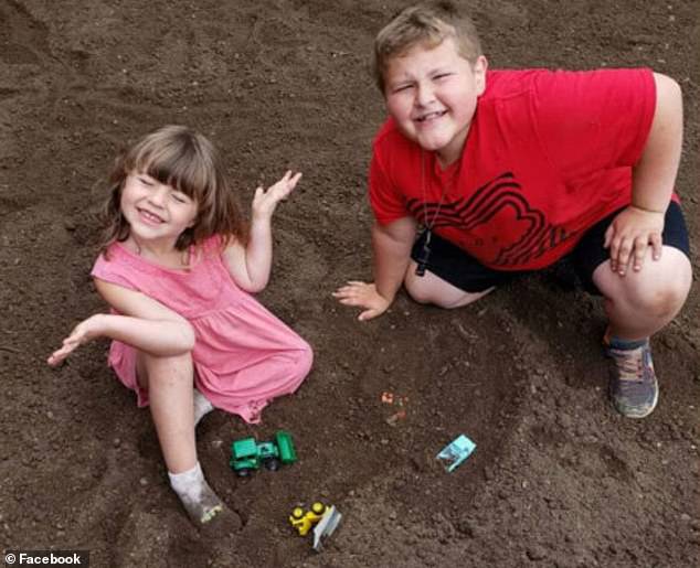 Brinley, 4, and Conner, 8, were found hanging from opposite ends of the same dog leash in the basement of their Pennsylvania home.