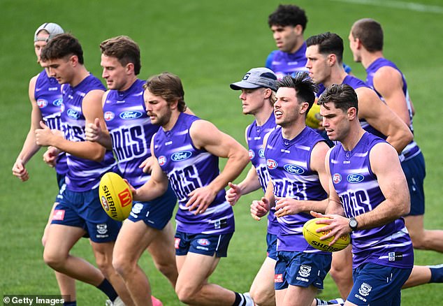 Cats players were shocked to see their coach collapse in front of them as they prepared for their preliminary final against the Brisbane Lions.