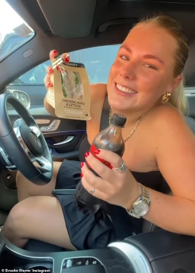 Shane Warne's eldest daughter, 27, posted the video on Instagram, which captured her promoting AMPOL Truck Stop convenience stores in a paid promotion.