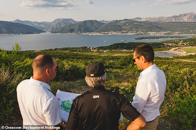 Grounds: One of golf's original stars, Gary Player, surveying the area