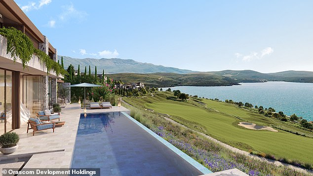 Pool with a view: Some of The View properties will have views of the golf course and the Adriatic.