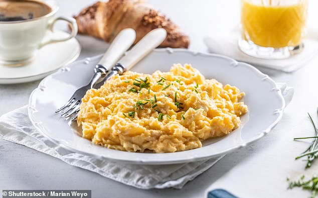 Fluffy scrambled eggs are a hotel breakfast staple, says Carlo