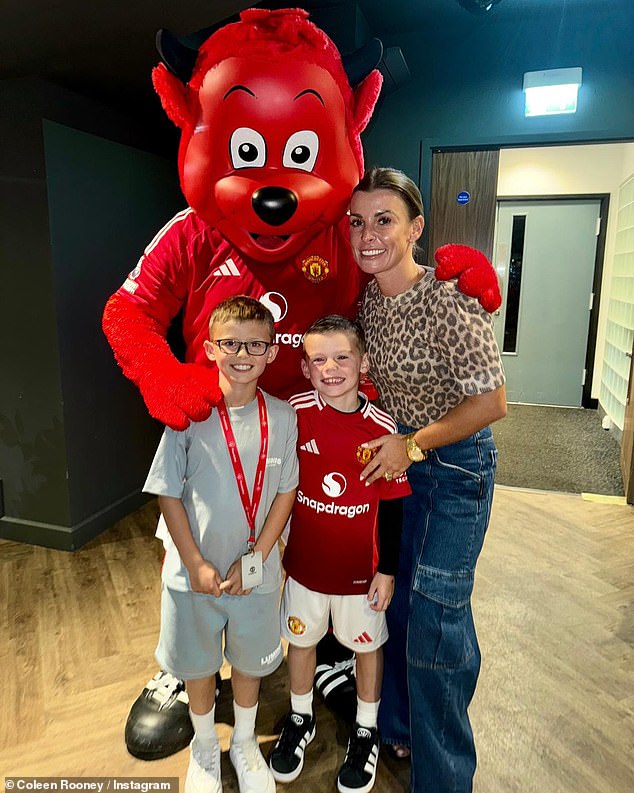 Following Coleen's candid admission, Wayne returned to Old Trafford earlier this month and pulled on the Red Devils' iconic No. 10 shirt for the first time in seven years as he joined Manchester United in a charity legends game against Celtic.