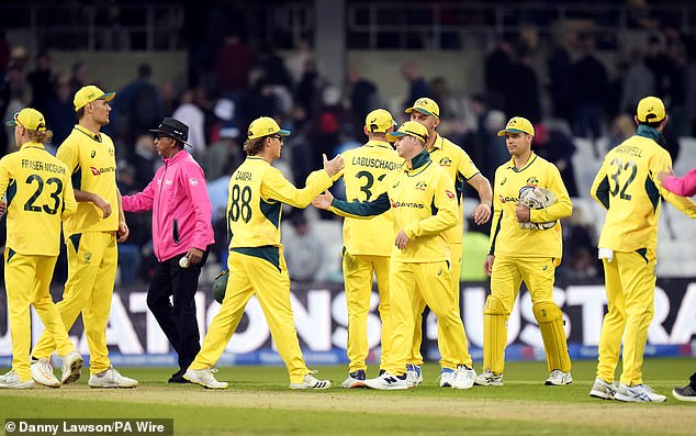 Australia's players were delighted after securing victory at Headingley on Saturday.