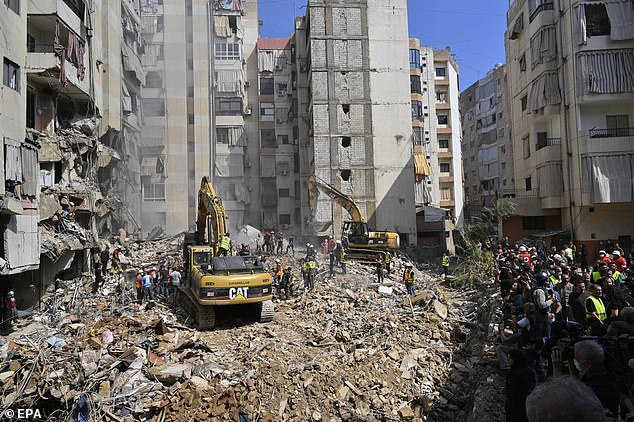 Israeli warplanes struck a multi-storey building in a southern Beirut suburb where Aqil was meeting with his top lieutenants. Two apartment blocks in the heart of Dahiyeh, a densely populated Hezbollah stronghold, were destroyed in the strike.