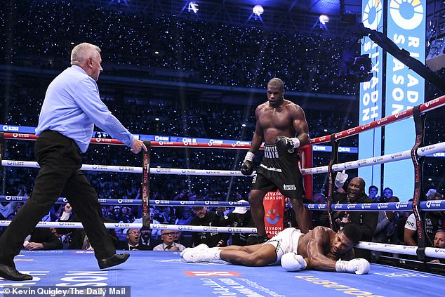 Dubois landed a stunning right hook in the fifth round from which Joshua could not recover.