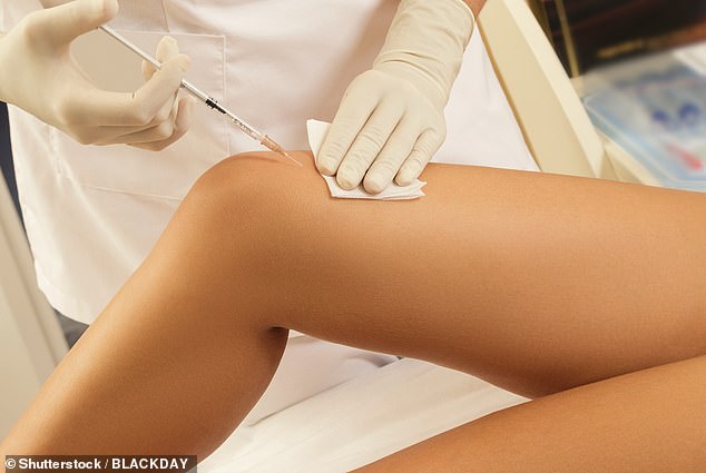 Injecting tiny plastic beads into the knee joint could offer hope to patients suffering from arthritic pain. (File photo)