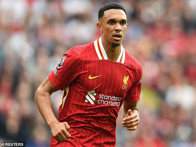 Trent Alexander-Arnold's forays forward caught the eye, particularly the lunge that set up Diaz's second goal.