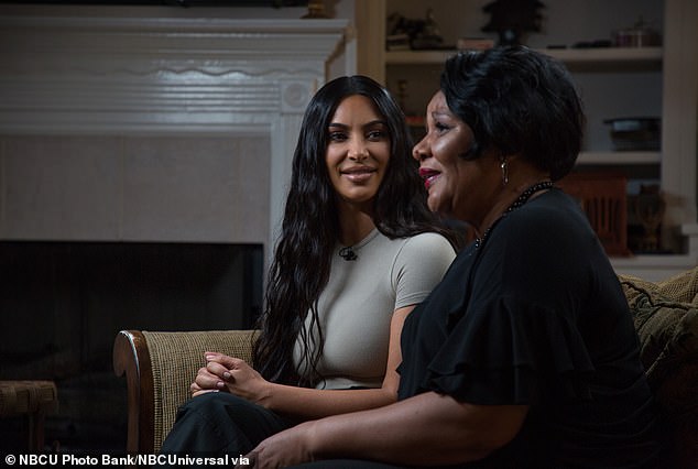 Kim's advocacy work dates back to 2017, when she became involved in the fight for Alice Johnson's pardon; Kardashian pictured with Johnson in 2018