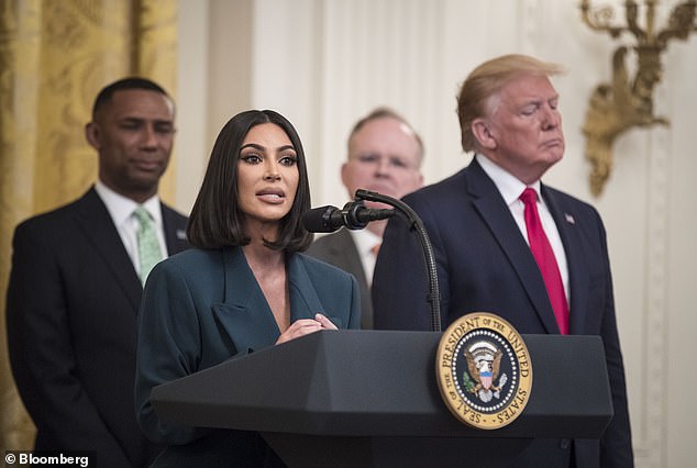 Kim spoke passionately about criminal justice reform at the White House in June 2019.